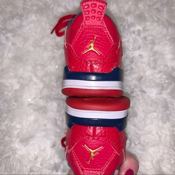 Nike Air Jordan Retro 4 GS Fiba Red